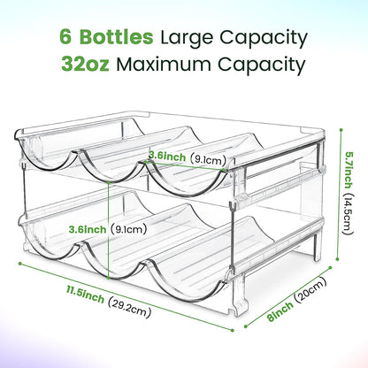  Stackable Water Bottle Storage Rack